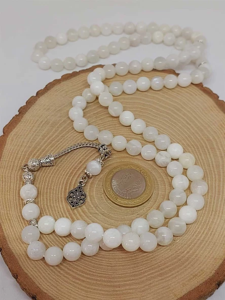 Ay Taşı 99luk Tesbih 8mm (9336) - Resim 6