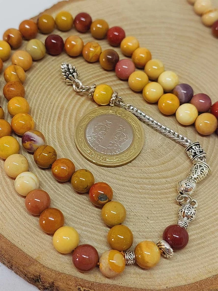 Jasper Taşı 99luk Tesbih 8mm (9805) - Resim 3