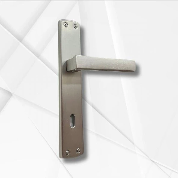 Marelli LUSSO INOX inox saten renkli AYNALI 1. KALİTE kapı kolu - 3