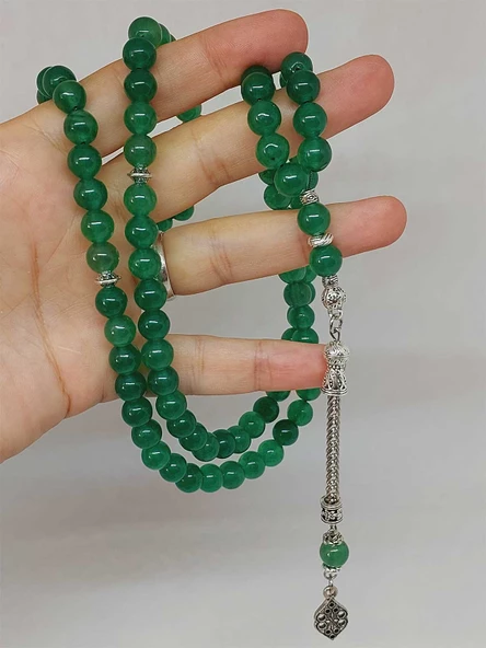 Aventurin Taşı 99luk Tesbih 8mm (1844) - Resim 5