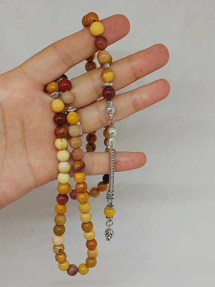 Jasper Taşı 99luk Tesbih 8mm (9805) - Resim 5