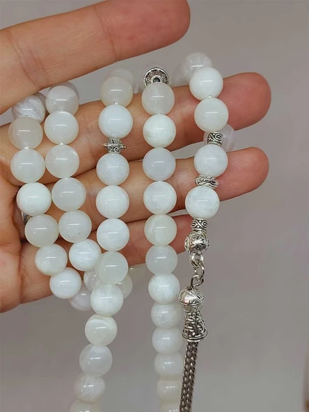 Ay Taşı 99luk Tesbih 8mm (9336) - Resim 2