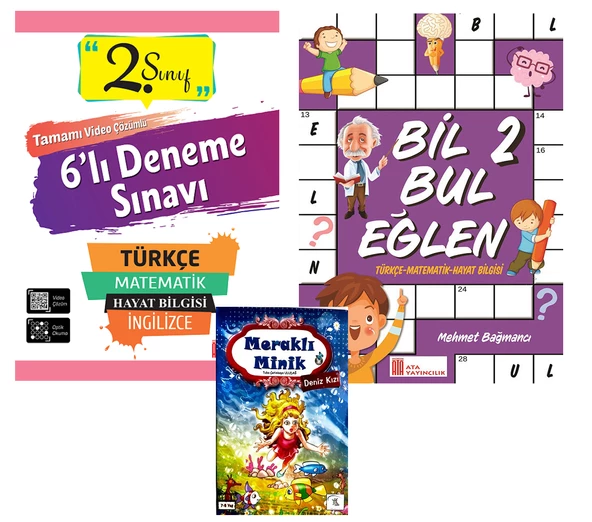 Ata 2.Sınıf 6 lı Deneme Sınavı+ Bil Bul Eğlen