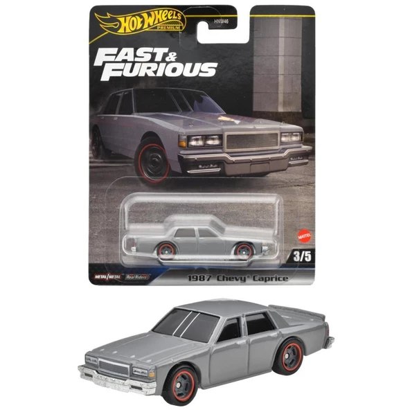 Hot Wheels Fast-Furious Premium Araba 1987 CHEVY CAPRİCE HNW46-HRT98