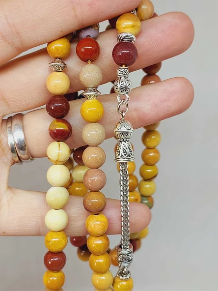 Jasper Taşı 99luk Tesbih 8mm (9805) - Resim 2