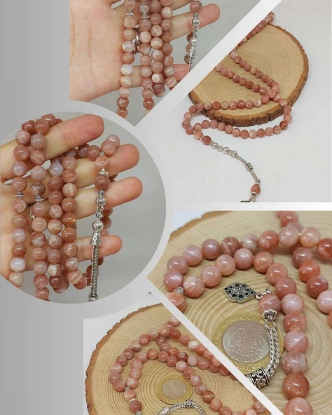 Güneş Taşı 99luk Tesbih 8mm (5630)
