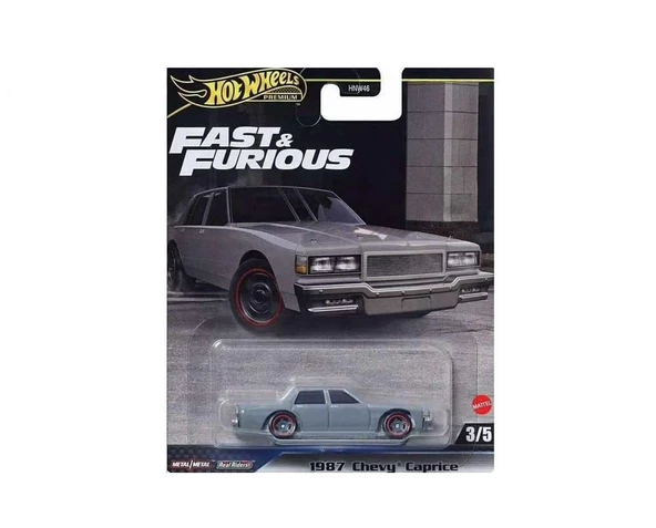Hot Wheels Fast-Furious Premium Araba 1987 CHEVY CAPRİCE HNW46-HRT98 - 4