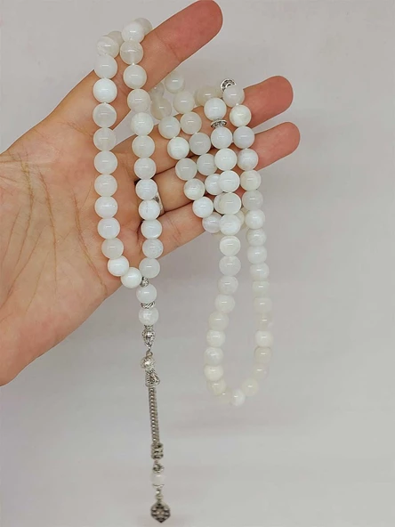 Ay Taşı 99luk Tesbih 8mm (9336) - Resim 5