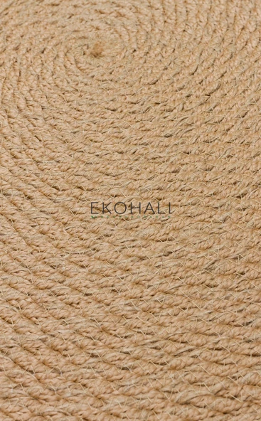 Patna Koleksiyonu Jüt Örgü Halı PTN 07 Jut Natural - 4