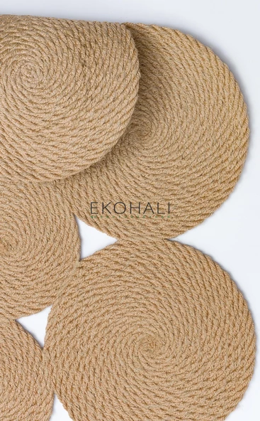 Patna Koleksiyonu Jüt Örgü Halı PTN 07 Jut Natural - 2