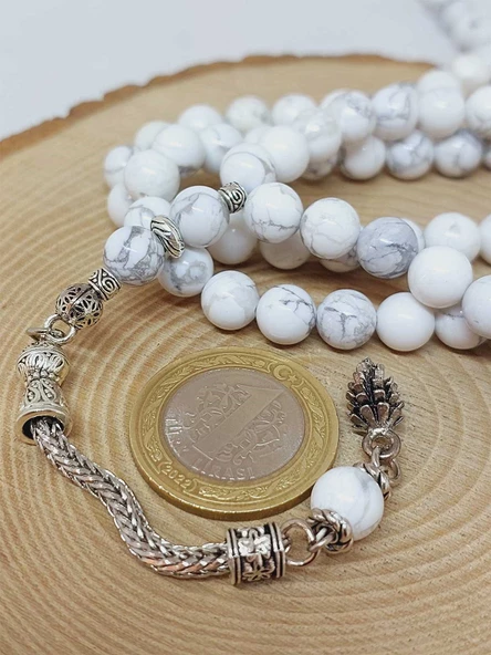 Havlit Taşı 99luk Tesbih 8mm (1847) - Resim 3