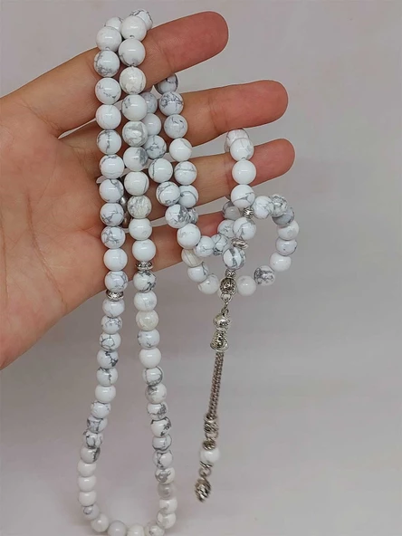 Havlit Taşı 99luk Tesbih 8mm (1847) - Resim 5