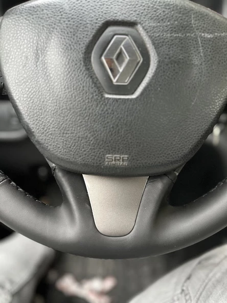 Renault Symbol 2015-2017 Araca Özel Direksiyon Kılıfı (SOFT NOKTA NAPPA) - Resim 4