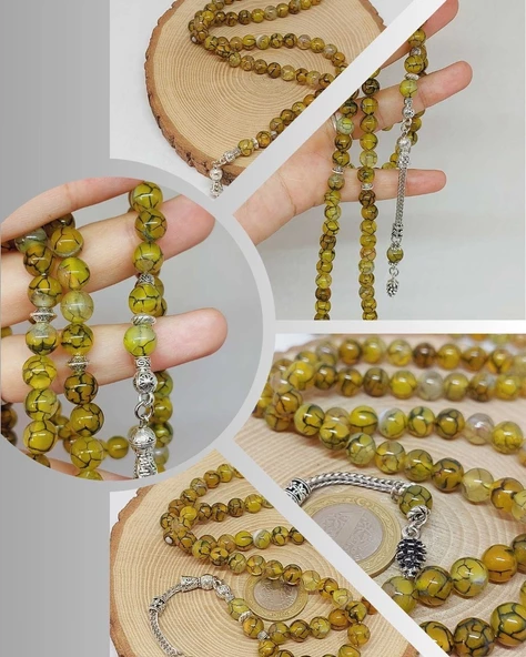 Akik Taşı 99luk Tesbih 8mm (4203) ürün görseli