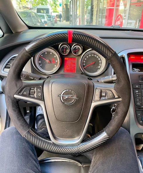 Üniversal Dikmeli Direksiyon Kılıfı ÇAPI 38 OLAN ARAÇLARA UYUMLUDUR ürün görseli