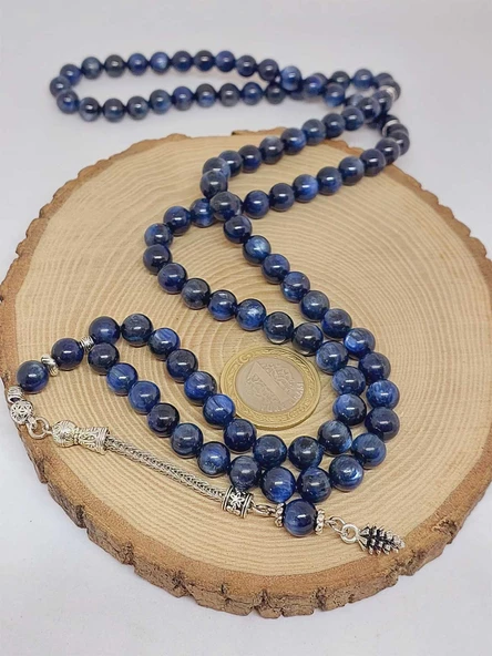Kyanit Taşı 99luk Tesbih 8mm (21555) - 6