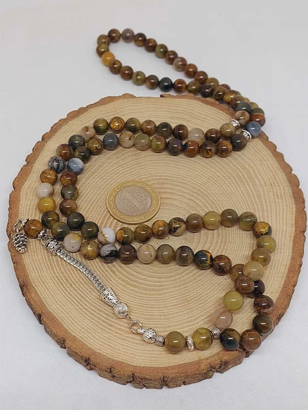 Pietersite Taşı 99luk Tesbih 8mm (23125) - Resim 6