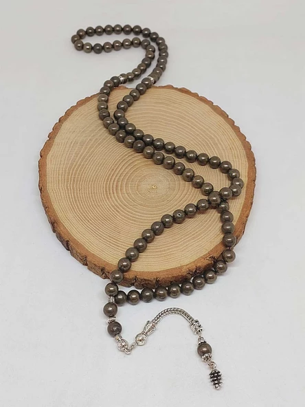 Pirit Taşı 99luk Tesbih 8mm (2916) - Resim 4