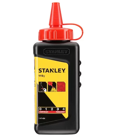 Stanley 147404 115gr Çizim İpi Boyası Kırmızı 1-47-404