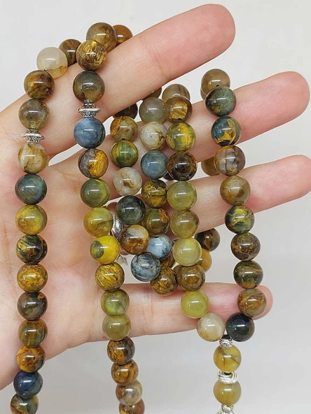 Pietersite Taşı 99luk Tesbih 8mm (23125) - Resim 2