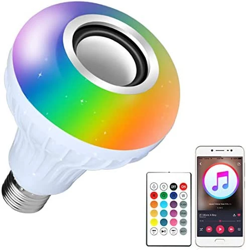 Bluetooth Hoparlör Akıllı Led Ampul Lamba (4776)