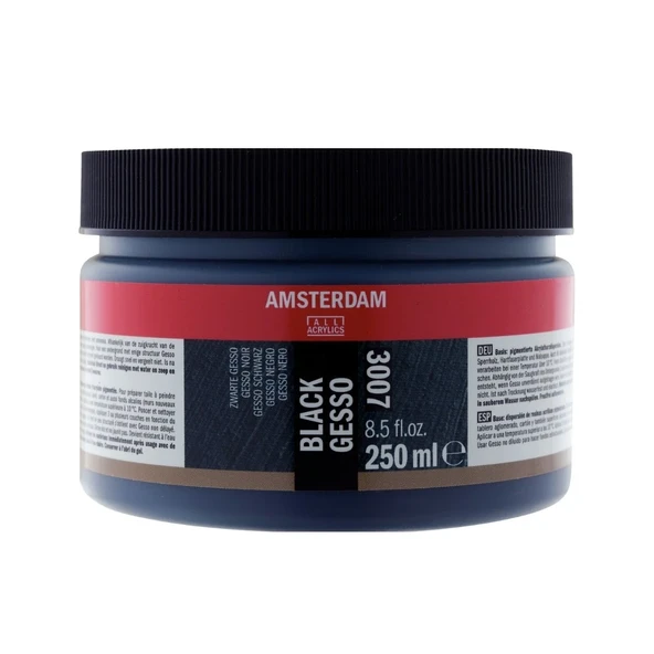 Amsterdam 250ml Gesso Black / 3007