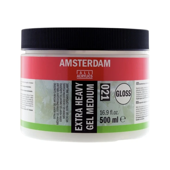 Amsterdam 500ml Extra Heavy Gel Medium Gloss / 021 ürün görseli