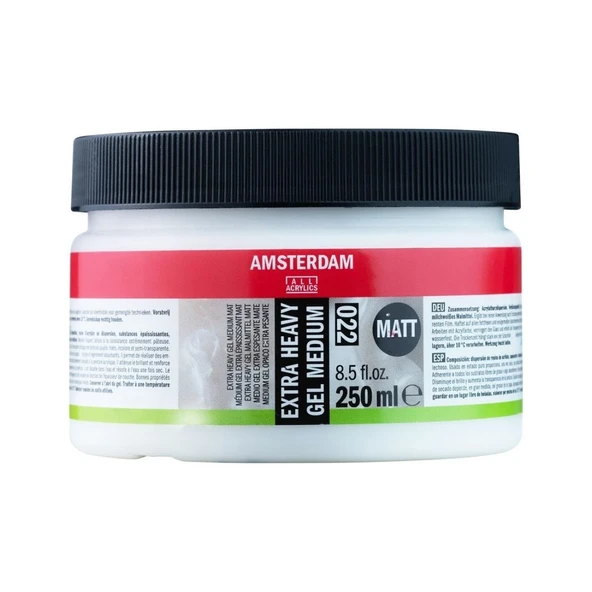 Amsterdam 250ml Extra Heavy Gel Medium Matt / 022