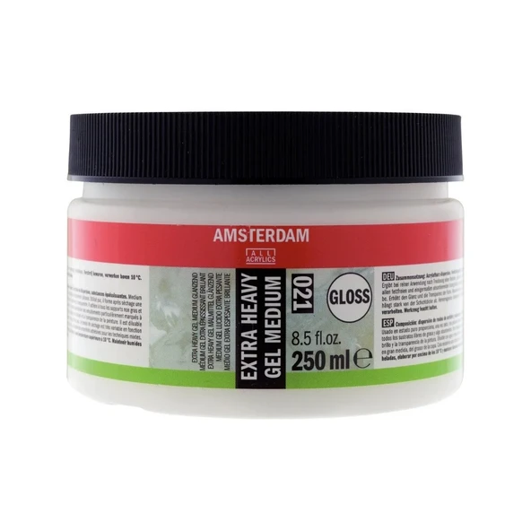 Amsterdam 250ml Extra Heavy Gel Medium Gloss / 021