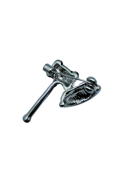 Adalet Tokmağı Broş - Resim 3