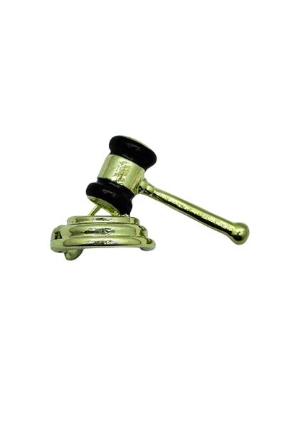 Adalet Tokmağı Broş - Resim 3