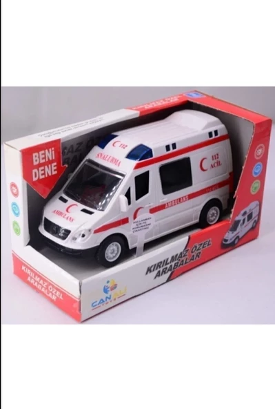 Can Ali Toys Can Ali Işıklı Sesli Pilli Ambulans