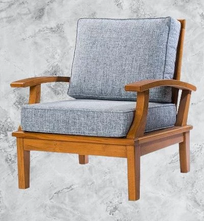 Berjer Zus304 Model90480 Balkon Teras Bahçe KOLTUK Doğal Kayın Ahşap Ayak ElYapım - 2