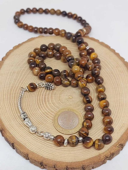 Kaplangözü Taşı 99luk Tesbih 8mm (1917) - Resim 6