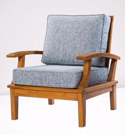 Berjer Zus304 Model90480 Balkon Teras Bahçe KOLTUK Doğal Kayın Ahşap Ayak ElYapım - 6