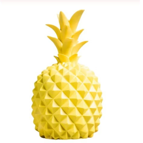 Ananas Şeklinde Desenli Büyük Boy Pilli Masa ve Gece Lambası (4776)