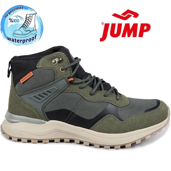 Jump 28655 WaterProof Kaymaz Taban Ortopedik Erkek Bot - Resim 36