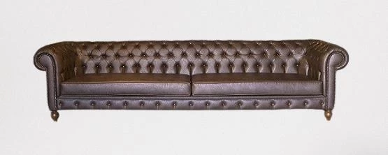 Koltuk Zus309 CHESTER Model90483 Kanepe Suni Deri Kumaş Ahşap Kayın Ayak El Yapım - 7