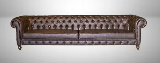 Koltuk Zus309 CHESTER Model90483 Kanepe Suni Deri Kumaş Ahşap Kayın Ayak El Yapım - 6