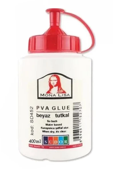 Beyaz Tutkal 500 gr 2 Adet Beyaz Mobilya Tutkalı 400 ml Ahşap Tutkalı Su Bazlı Çok Amaçlı Beyaz Tutkal - 2
