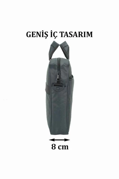 Case Club 2129 17 inç Slim Omuz Ve El Çantası -Büyük Boy Omuz Askılı Hafif - 7