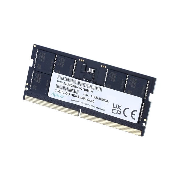 Apacer 16 GB 1x16GB 5600Mhz SODIMM CL46 DDR5 Notebook Ram ( FS.16G2C.PKH)