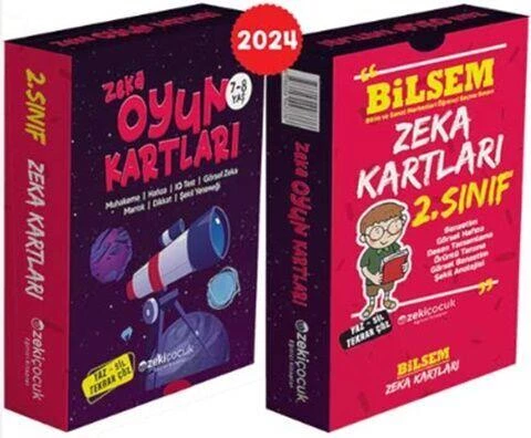 2. Sınıf Bilsem Zeka Kartları Zeki Çocuk