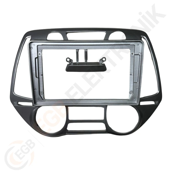 OTO TABLET ÇERÇEVE HYUNDAI İ20 2008-2014 9" GÜMÜŞ TAC-068