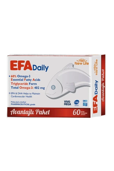 NEW LIFE Efa Daily Avantajlı Paket 60 Kapsül 7640128141136