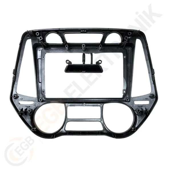 OTO TABLET ÇERÇEVE HYUNDAI İ20 2008-2014 9" GÜMÜŞ TAC-068 - 2