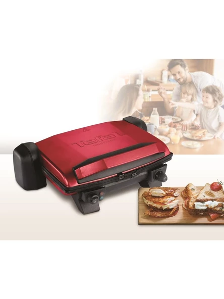 Tefal Toast Expert Izgara Ve Tost Makinesi  Kırmızı - Resim 7