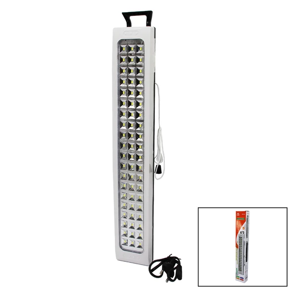 60SMD LED LAMBA IŞILDAK FENER FİŞ ŞARJLI - İPLİ AÇ KAPA - KULPLU (4776)