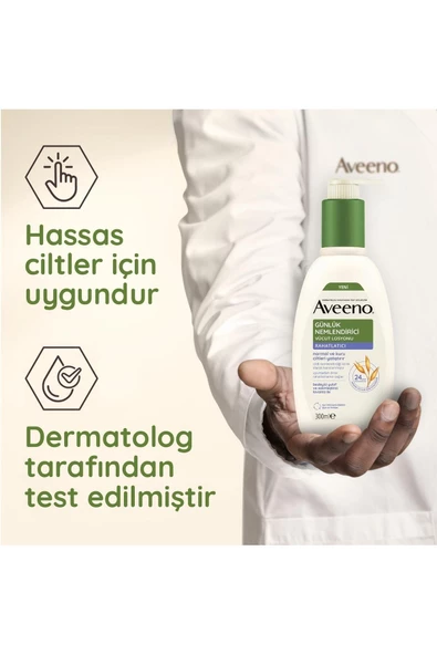 Aveeno Günlük Nemlendirici Vücut Losyonu Lavanta 300 ml - Resim 5