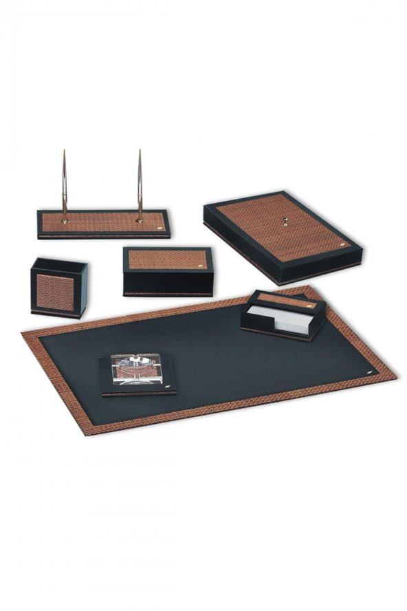 Tabac Sümen Takımı Deri Ve Örgü Woven 740 - 3